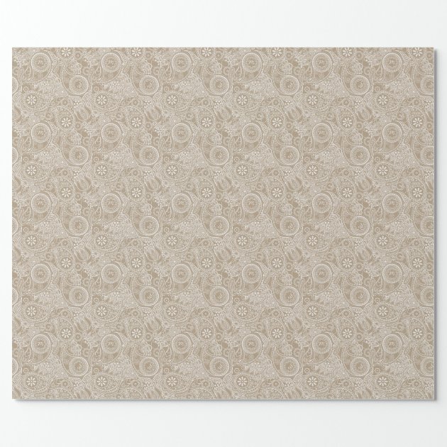 Monogram in Paisley Two-Tone MIP1/a Wrapping Paper-2