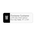 Monogram / Initial Address Labels