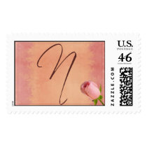 Monogram Initial N stamps