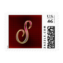 Monogram Initial S Postage stamps