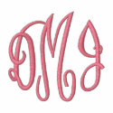 Monogram Initials Embroidered Bride Hoodie embroidered shirts by weddingsareus Monogram Initials Embroidered Bride Hoodie embroidered shirts