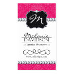 Monogram Interior Designing Business Cards