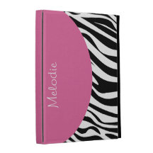 Monogram iPad Zebra Case iPad Folio Cover