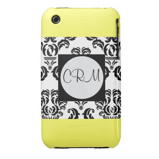 Monogram iPhone 3/3Gs Case Zazzle