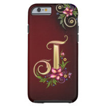 mobile, flowers, birthday, wedding, monogram, case, cell, facebook, iphone6, [[missing key: type_casemate_cas]] with custom graphic design