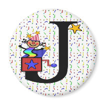 Monogram "J" Magnet