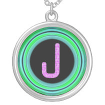 Monogram "J" necklaces