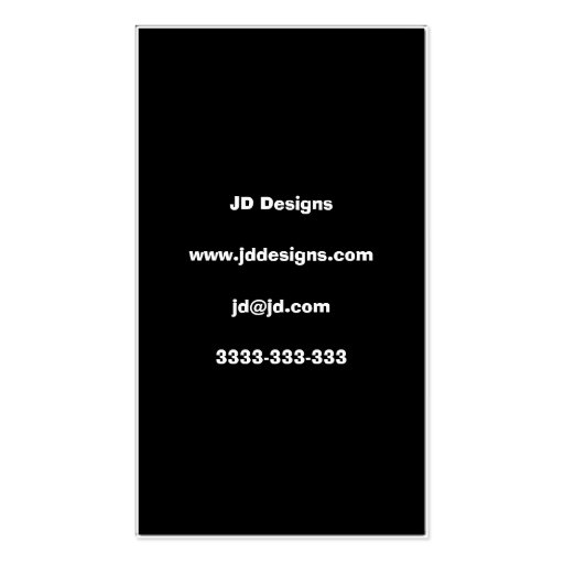 mONOGRAM K business cards (back side)