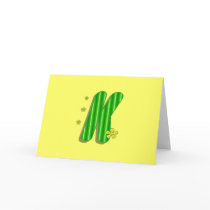 monogram K cards