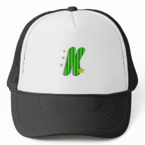 monogram K hats