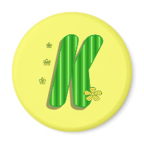 monogram K magnets
