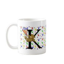 Monogram "K" Mug mugs