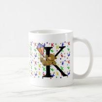 Monogram "K" Mug by nextstopitaly Monogram "K" Mug
