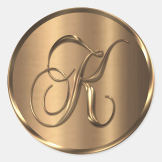 Monogram K Stickers | Zazzle