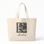 Monogram 'L' - Jumbo Tote Bag