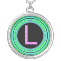 Monogram "L" necklaces