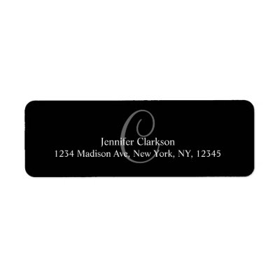 Monogram Labels