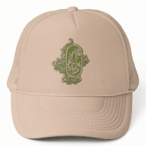 MONOGRAM LETER O hats