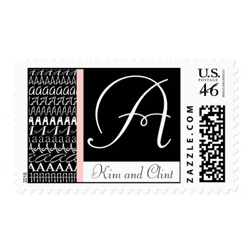Monogram Letter A Stamp