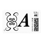 Monogram Letter A Stamp