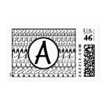 Monogram Letter A Stamp