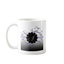 Monogram Letter A Violet Mugs