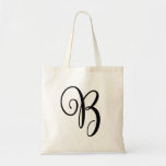 Monogram "B" Tote Bag | Zazzle