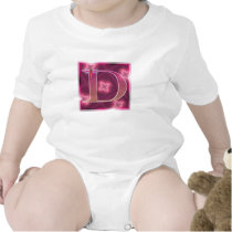 Monogram Letter D t-shirts