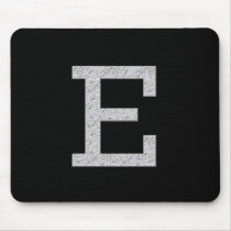 Monogram Letter E mousepads by JustParties Monogram Letter E mousepads