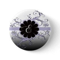 Monogram Letter E Violet Pins