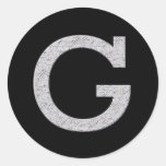 Monogram Letter G Sticker