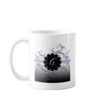 Monogram Letter G Violet Coffee Mug