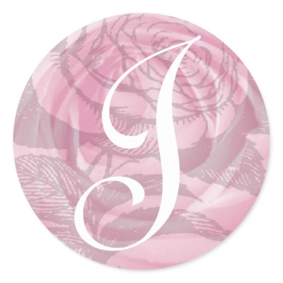 Letter J Pink