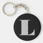 Monogram Letter L Keychains