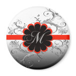 Monogram Letter M Refrigerator Magnet