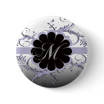 Monogram Letter M Violet Pins