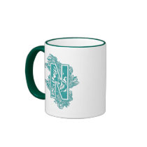 MONOGRAM LETTER N mugs by dgpaulart MONOGRAM LETTER N mugs