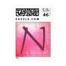 Monogram - Letter N - Narissa, Nan, et al stamps