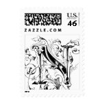 Monogram - Letter N  Small Stamp