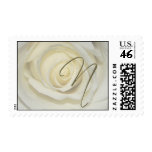 Monogram - Letter N - Soft cream rose Stamps