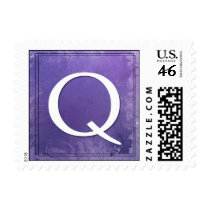 Monogram - Letter Q postage stamps