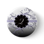Monogram Letter Q Violet Pin