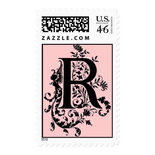 Monogram - Letter R Postage