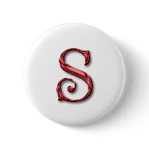 Monogram Letter S buttons