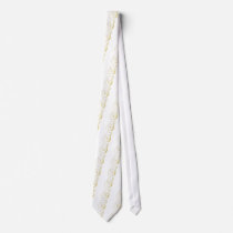 Monogram Letter S Golden Single Neck Ties