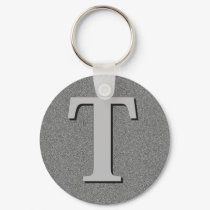 Monogram Letter T keychains by JustParties Monogram Letter T keychains
