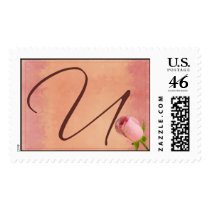 Monogram - Letter U stamps