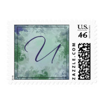 Monogram - Letter U postage stamps