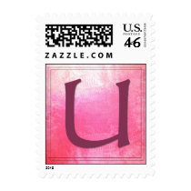 Monogram - Letter U stamps