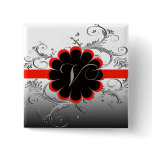 Monogram Letter V Pinback Button